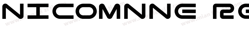 nicomnne regular字体转换